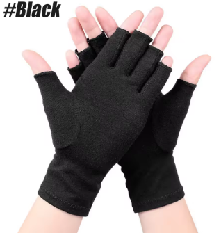 Ozynak Relief™ Arthritis Compression Gloves – Fingerless Support for Pain, Swelling & Circulation