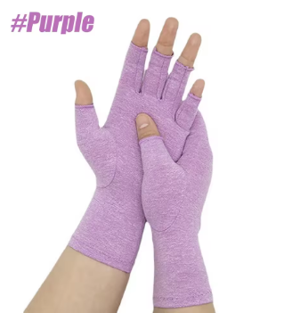 Ozynak Relief™ Arthritis Compression Gloves – Fingerless Support for Pain, Swelling & Circulation