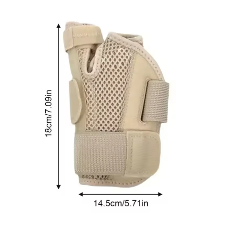 Ozynak ErgoFlex Thumb & Wrist Stabilizer with Dual-Splint Support