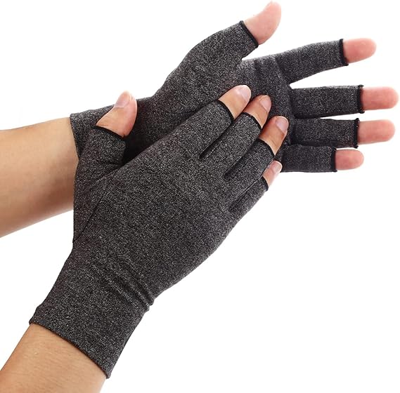 Ozynak Relief™ Arthritis Compression Gloves – Fingerless Support for Pain, Swelling & Circulation